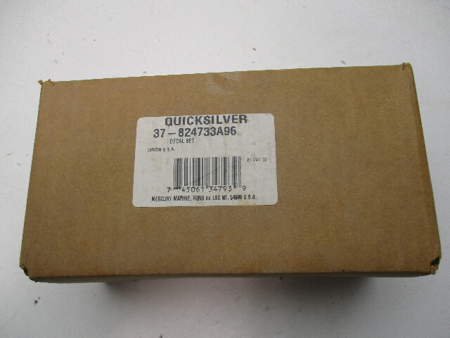 *NEW OEM* Mercury Quicksilver Decal Set 37-824733A96