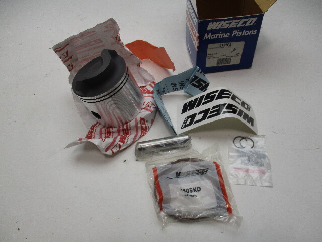 3151P3 WISECO Piston Kit Chrysler Force Mercury Mariner 40 - 150 Hp .030 Over
