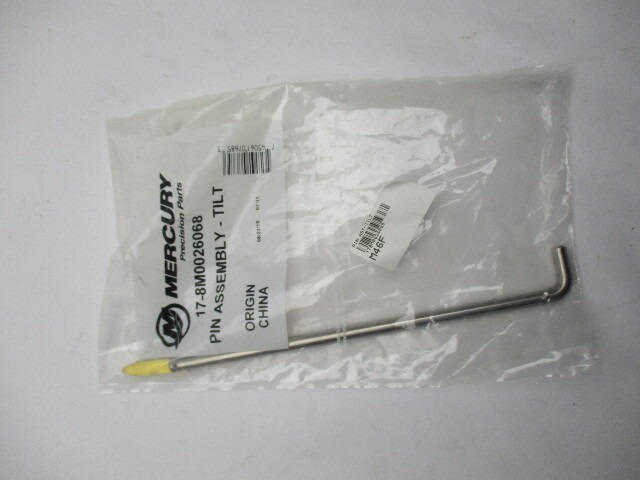 17-8M0026068 New Mercury Mariner Outboard Motor Pivot Tilt Lock Pin