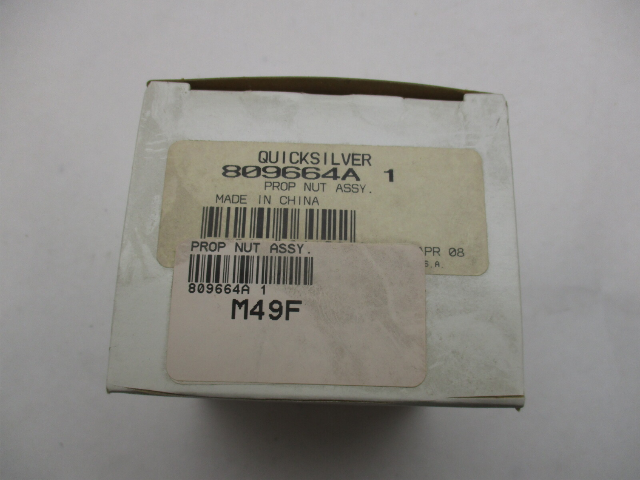 MERCURY QUICKSILVER 809664A1 PROPELLER NUT ANODE KIT MARINE BOAT