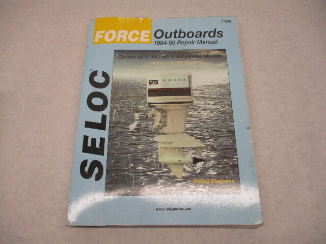 SELOC SERVICE MANUAL for Force Outboards 1984-99,  3 -150 Hp 1-5-cyl 2-stroke