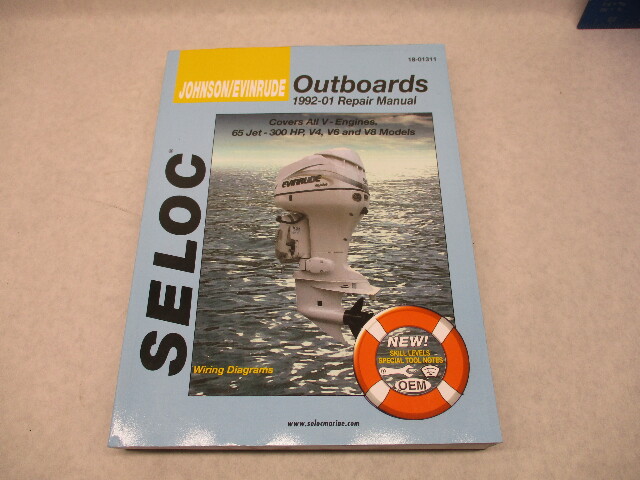 SIERRA SELOC SERVICE REPAIR MANUAL JOHNSON/EVINRUDE 1992-01, 65JET-300 HP V4- V8