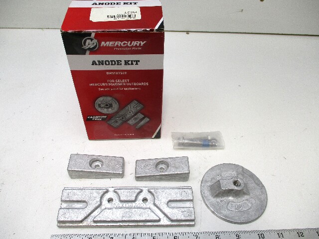 Mercury 4Stk Outboard 75-115HP 2.1L CT, 150hp Aluminum Anode Kit