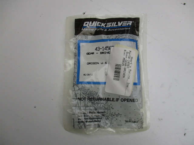 43-14563 Quicksilver Mercury Mariner Outboard Oil Pump Driven Gear