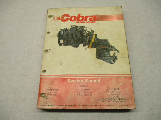 507708 Cobra Stern Drive Service Repair Manual 2.3-5.7L 350 460 King Cobra