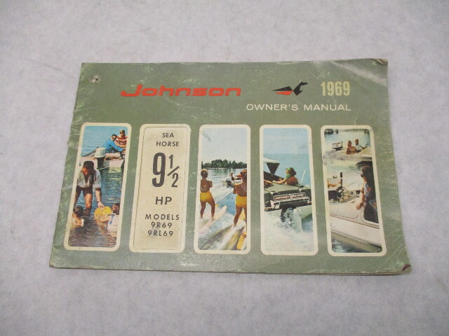 383292 Johnson Outboard Owner's Operation Manual 1969 Sea Horse 9.5 HP