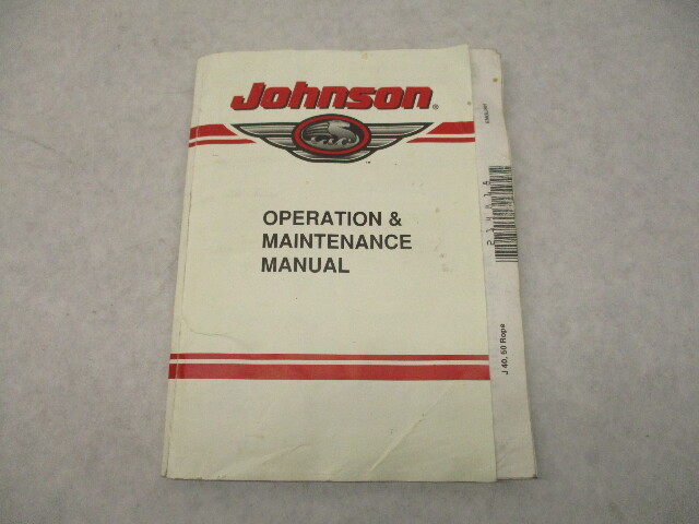 214818 2000 Johnson 40, 50 Hp Rope Outboard Owner Operation & Maintenance Manual