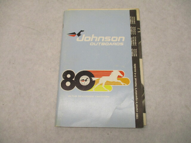 390228 Johnson Outboard Owner's Operation Manual 1980 V-4 Models 85 100 115 140