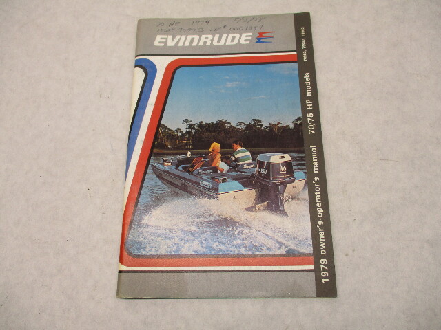208325 Evinrude Outboard Owner's Operation Manual 1979 70 & 75 HP