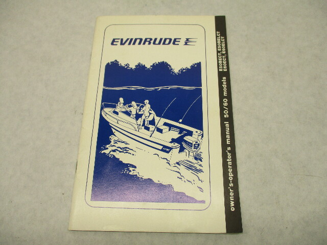 209534 1982 Evinrude Outboard Owner's Operator Manual 1983 50 60 HP Models