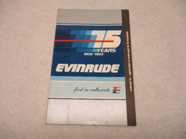 209874 1983 Evinrude Outboard Owner's Operation Manual 6 8 HP Domestic