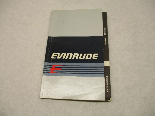 210338 1985 1986 Evinrude Outboard Owner's Operator Manual 60 75 HP Models