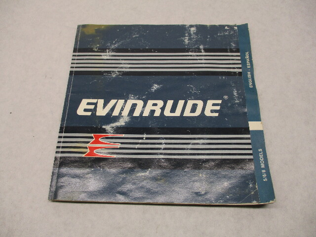 210938 1987 Evinrude Outboard Owner's Operator Manual 5 6 8 HP Models
