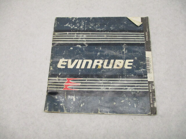211105 1988 Evinrude Owner's Operator's Manual 88 Special Model