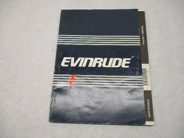 210864 Evinrude Outboard Owner's Operation Manual 40-50 HP 1988