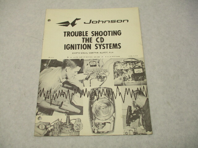 JS-4343 1967-69 Johnson 55-115HP Outboard Trouble Shooting CD Ignition Systems