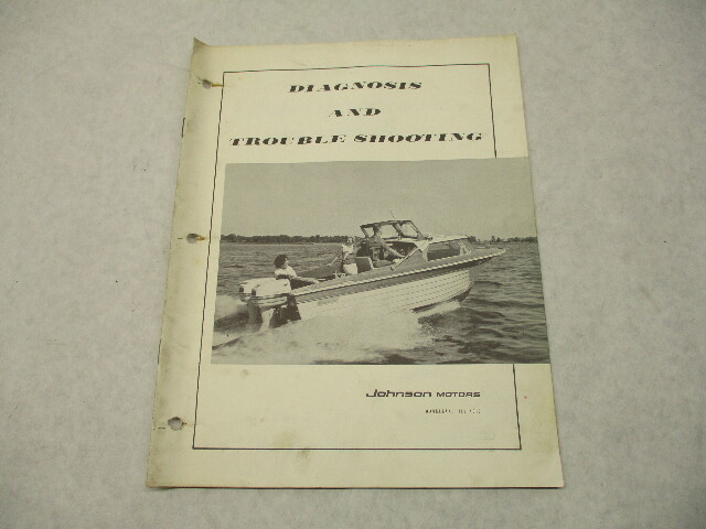 1963 Johnson Motors Outboard Diagnosis & Trouble Shooting Guide Booklet