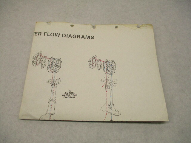 Water Flow Diagrams for OMC Johnson Evinrude Outboards Colt-55 HP
