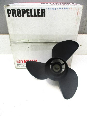 6K1-45974-02-98 Yamaha Outboard LH Painted SS 3 blade 13 3/4 X 19 Pitch "M" Prop