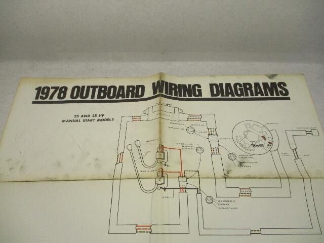 1978 OMC Evinrude & Johnson Outboard Wiring Diagrams 25 35 55 HP