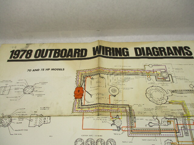 1978 OMC Evinrude & Johnson Outboard Wiring Diagrams 70 75 85 115 140 HP