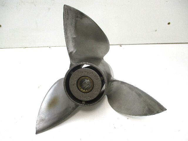 FP476 12.75 x 21P SS Prop Chrysler Force 70-140 HP Outboard Non-Thru Hub Exhaust