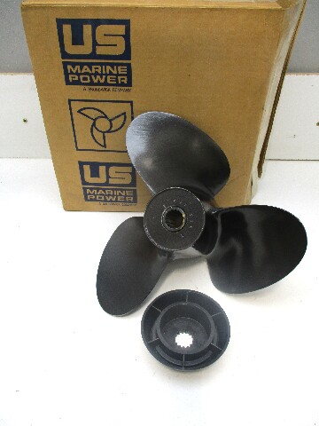 FPS519 13 x 15P Alum Prop Chrysler Force 70-140 HP Outboard Non-Thru Hub Exhaust