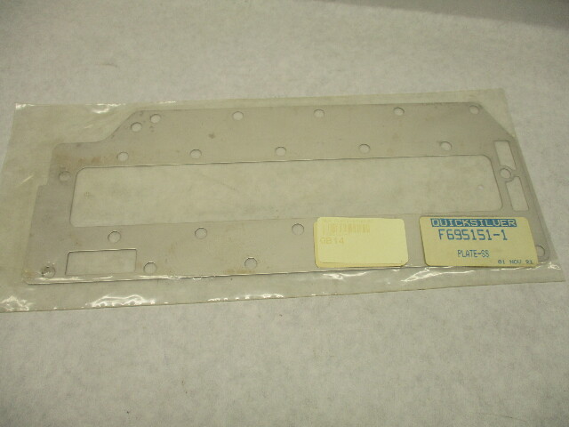 F695151-1 SS Exhaust Plate for 85-90 HP Force Vintage L-Drive Engines