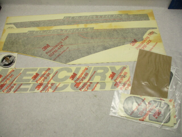 37-8M0107467 Service Kit Decal Set for Mercury 40 50 60 HP FourStroke JetPower