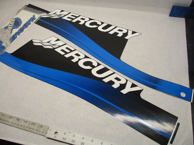 37-856795A00 OEM Decal Set for Mercury 90 HP Saltwater Outboards