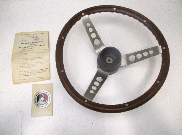 76130A1 Mercury Ride Guide Boat Steering Wheel Square Shaft 3 Spoke Stainless