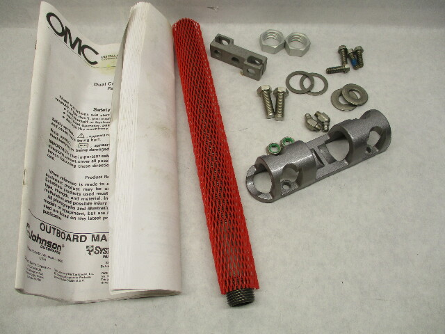 433463 175322 OMC Evinrude Johnson Dual Cable Steering Kit Parts Parallel Entry