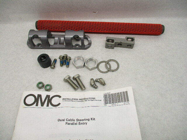 433463 0433463 OMC Evinrude Johnson Dual Cable Steering Kit Parts Parallel Entry