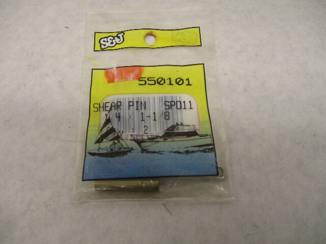 550101 MARINE SHEAR PINS SP011, 1/4 x 1-1/8 for Vintage Outboards
