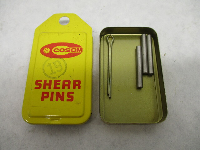 Frabill Cosom Small Hub Outboard Propeller SS Vintage Shear Pins 19