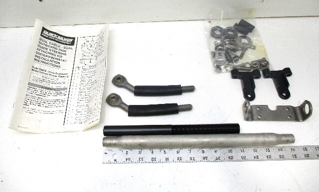 92876A9 MERCURY DUAL CABLE DUAL OUTBOARD RIDE GUIDE STEERING TIE BAR KIT