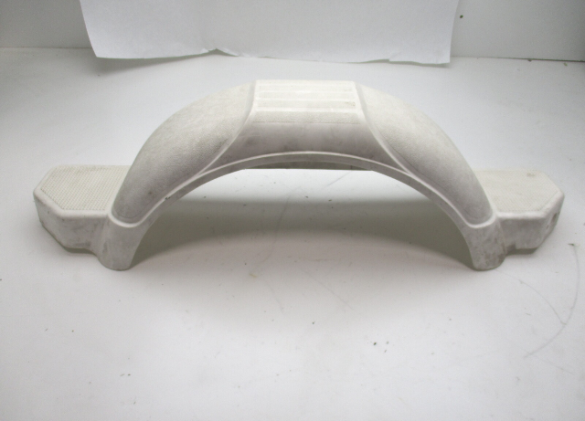 White Poly Boat Trailer Fender 33 3/4" L x 9 3/4" H x 7" W
