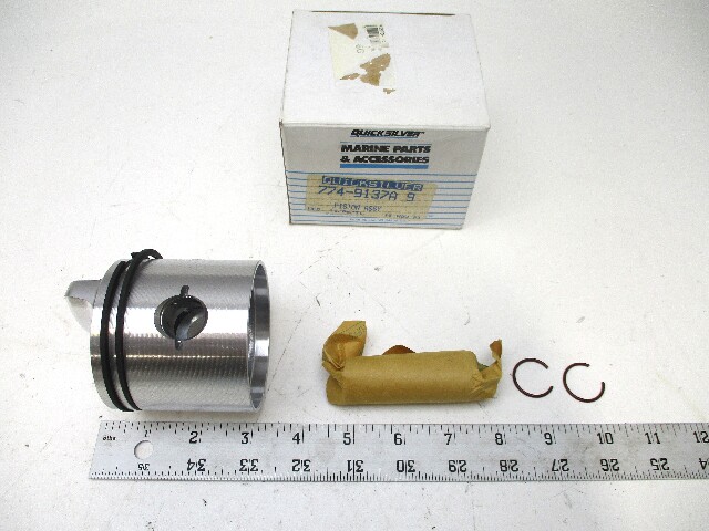 774-9137A9 STD 2 Ring Piston Assembly Mercury Marine Outboard Engines