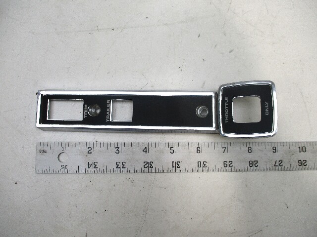87569 Mercury Consealed Side Mount Remote Control Handle Cover Trim & Trailer