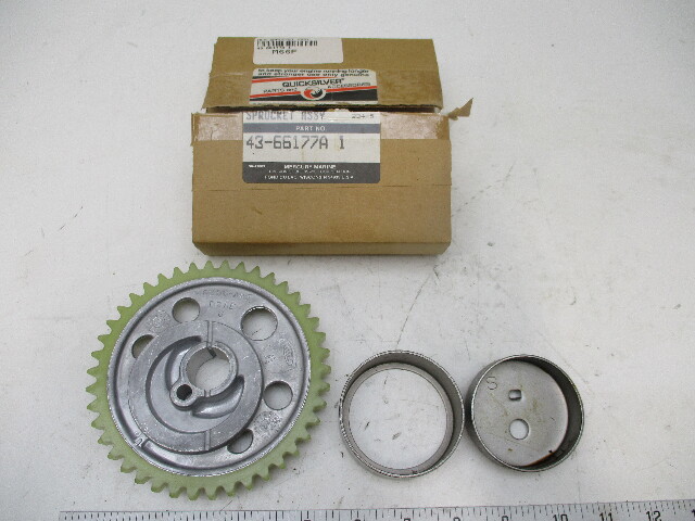 43-66177A1 Mercruiser Ford V-8 Camshaft 42 Tooth Sprocket W/ 2 Part Eccentric
