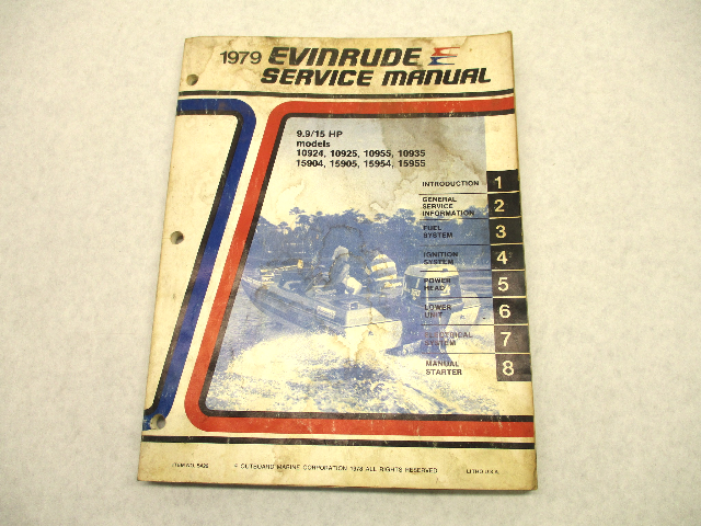 5426 Evinrude 1979 Outboard Service Repair Manual 9.9 & 15 HP