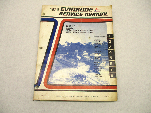 5427 Evinrude 1979 Outboard Service Repair Manual 25 & 35 HP