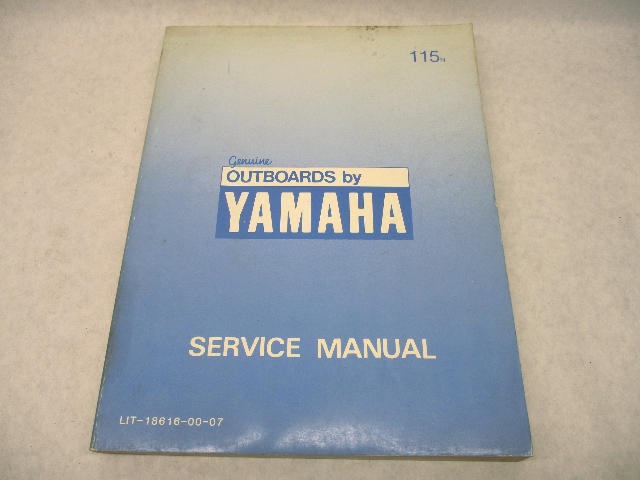 LIT-18616-00-07 1983 Yamaha Outboard Service Repair Manual 115N