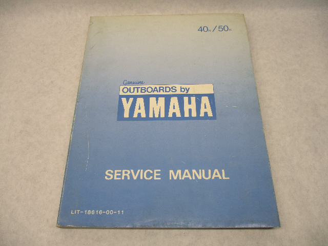 LIT-18616-00-11 1983 Yamaha Outboard Service Manual 40N/50N