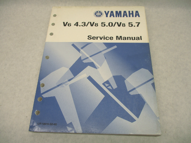 LIT-18616-SD-02 1988 Yamaha Stern Drive Service Manual V6 4.3 V8 5.0 5.7