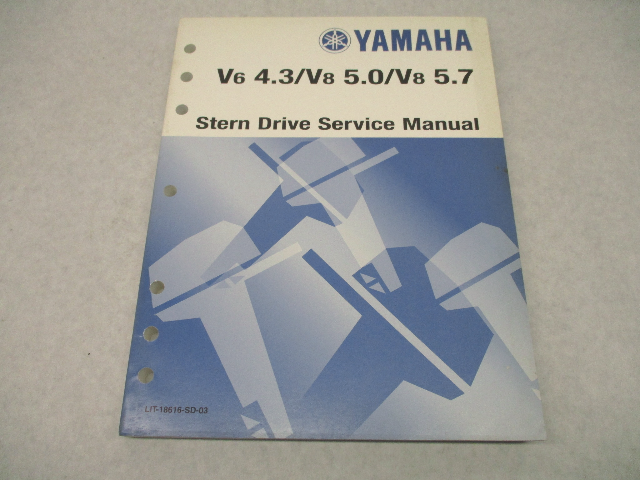 LIT-18616-SD-03 1988 Yamaha Stern Drive Outdrive Service Manual V6 4.3 V8 5.0 5.7