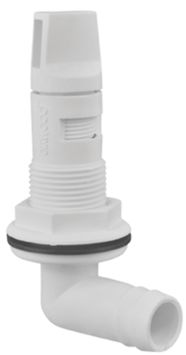 4125-7 Attwood Adjustable 90 Degree Livewell Aerator Spray Head 3/4" ID Hose