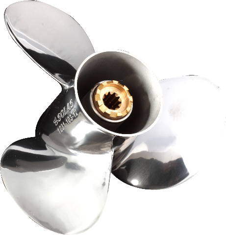 Stainless 10.1 X 13 Pitch Propeller for MERCURY/MARINER 9.9-25 HP Outboards