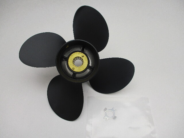 AMITA4 (C) 4-Blade 10.5 X 14 Propeller for Mercury/Mariner/Force 25-70 HP Outboards
