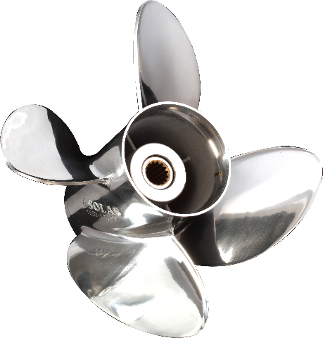 HR TITAN4 (E) 4-Blade SST 14.3 X 17 Propeller for  MERCURY/MERCRUISER/HONDA 115-300 HP